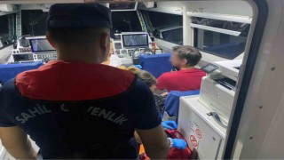 Fethiyede özel teknede rahatsızlanan vatandaş tahliye edildi