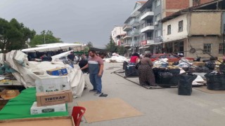 Fırtına pazarın altını üstüne getirdi