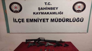 Gaziantepte 2 adreste 6 silah ele geçirildi