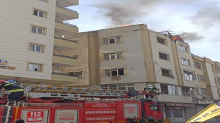 Gaziantepte korkutan teras yangını