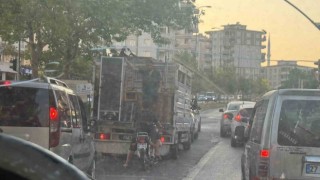 Gaziantepte tehlikeli yolculuk