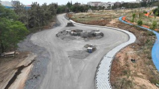 Gebze Millet Bahçesinin iç yolları asfaltlanıyor