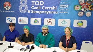 Göz hekimleri Ankara’da 4 gün boyunca canlı yayında 70 ameliyat yapacak