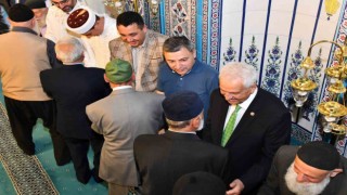Gümüşhane protokolü bayramlaştı