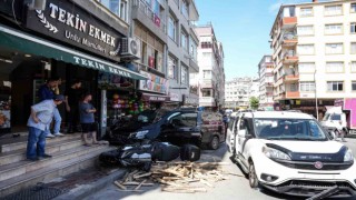 Güngörende alkollü sürücü caddeyi birbirine kattı
