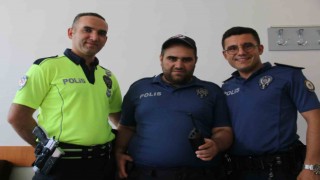 Gurbetçi zihinsel engelli gencin polislik hayali gerçek oldu