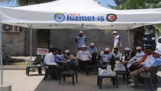 HAK-İŞ, Cizre Belediyesi önündeki çadır eylemini sonlandırdı