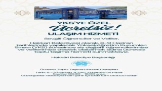 Hakkari Belediyesiden YKSye özel ücretsiz ulaşım hizmeti