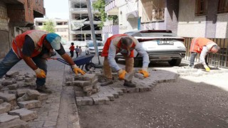 Haliliyenin 4 mahallesinde üstyapı çalışması