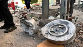 Hataydaki patlamada yaşanan panik kamerada