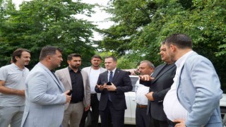 Heyelan bölgesinde inceleme yapıldı