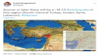 Hoogerbeetsten yeniden uyarı: Tokat ve Hatayda deprem beklentisi