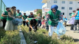 Iğdırda 5 Haziran ‘Dünya Çevre Günü dolayısıyla çevre temizliği düzenlendi