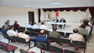 İnönüde muhtarlarla istişare toplantısı yapıldı