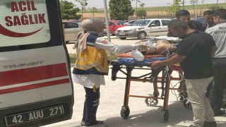 İş yerinde yüksekten düşen işçi yaralandı
