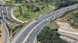 İstanbulda helikopterle trafik denetimi