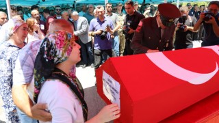 Kahramanmaraş Şehidini Uğurladı