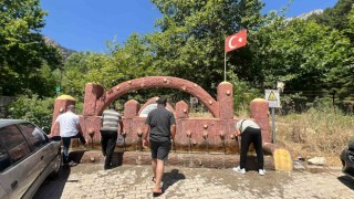 Kahramanmaraştaki ‘ardıç suyu mesire alanı piknikçilerin uğrak yeri oldu