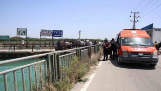 Kanala atlayan karısını kurtarmak isterken suda kayboldu