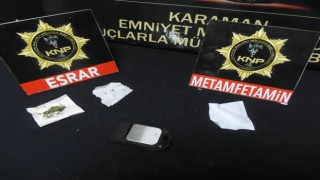 Karamanda 1 kişi uyuşturucudan tutuklandı