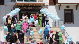 Karapınarda Hak Eğitim Merkezi kursiyerlerinin sergisi açıldı