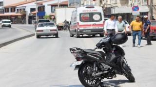 Karapınarda motosiklet kazası: 1 yaralı