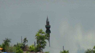Karsta köy sular altında, minare dışarıda kaldı