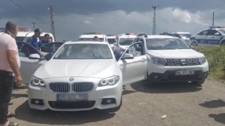 Karsta polisin dur ihtarına uymayan sürücü takip sonucu yakalandı
