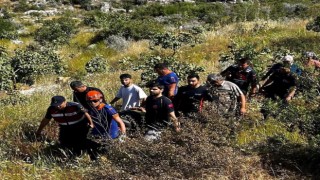 Kayalıklardan düşen şahıs ağır yaralandı