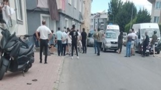 Kaza yapan nişanlısını görünce gözyaşı döktü