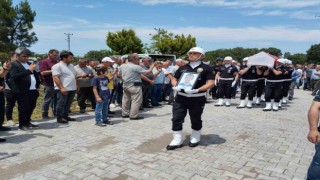 Kazada ölen polis memuru Canbula son görev