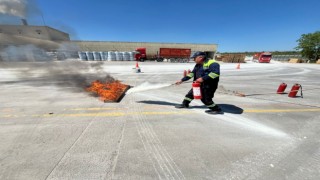 Kocaeli İtfaiyesinden fabrikalarda acil durum tatbikatı