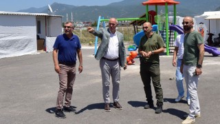Konteynerkentte Çok Amaçlı Spor Sahaları Kuruluyor