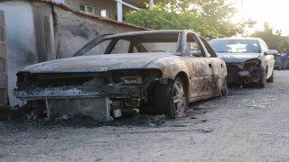 Konyada 2 otomobili kundaklayan kadın tutuklandı, yeğeni gözaltında