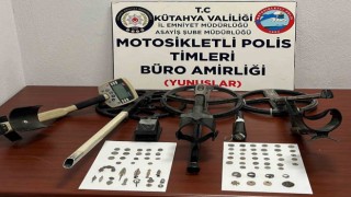 Kütahyada 75 parça tarihi eser ele geçirildi