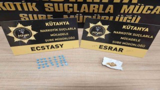 Kütahyada bir şahsın üzerinde uyuşturucu ele geçirildi