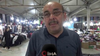 Kütahyada geleneksel bayram pazarı açıldı