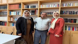 Kütüphane açılışında şehit eşi duygusal anlar yaşandı