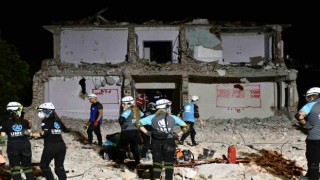 Lüleburgazda gerçeği aratmayan enkaz arama kurtarma tatbikatı