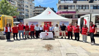 Manisada Türk Kızılay kurban bağış standı açıldı