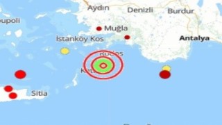 Marmaris açıklarında 4.7 büyüklüğünde deprem