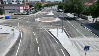 Melikgazide kavşak düzenlemesiyle trafik rahatlıyor