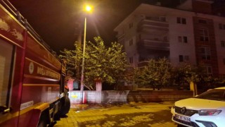 Menteşede balkonda çıkan yangın korkuttu