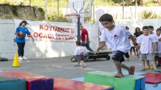 Mersinde çocuklar Sporbüs ile sporla buluşuyor