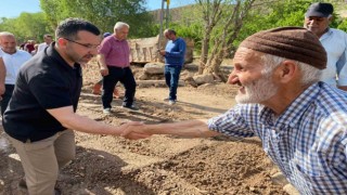 Milletvekili Çalkın, selden etkilenen Akdam köyünde