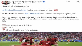 Milli heyecan dev ekranda