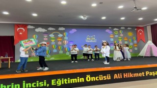 Minik tiyatrocular sağlıklı beslenmenin önemini anlattı