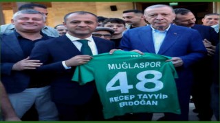 Muğlaspor Kulüp Başkanı Kıyançtan Cumhurbaşkanı Erdoğana Ziyaret