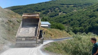 Muşta etkili olan sıcaklar asfaltı eritti