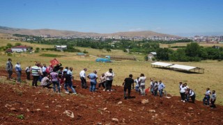 Muşta rüzgar enerji santrali inşaatı protesto edildi
